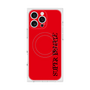 プレミアムスクエアケース with MagSafe［ SUPER PRIVATE - ロゴ - Red&Black ］