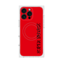 プレミアムスクエアケース with MagSafe［ SUPER PRIVATE - ロゴ - Red&Black ］