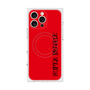 プレミアムスクエアケース with MagSafe［ SUPER PRIVATE - ロゴ - Red&Black ］