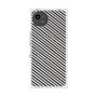 プレミアムスクエアケース with SnapMag［ Small Stripe - Gray × Black ］