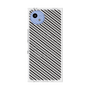 プレミアムスクエアケース with SnapMag［ Small Stripe - Gray × Black ］