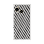 プレミアムスクエアケース with SnapMag［ Small Stripe - Gray × Black ］