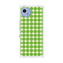 プレミアムスクエアケース with SnapMag［ Big Dot - Green ］