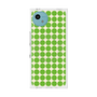 プレミアムスクエアケース with SnapMag［ Big Dot - Green ］