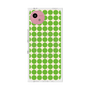 プレミアムスクエアケース with SnapMag［ Big Dot - Green ］
