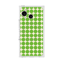 プレミアムスクエアケース with SnapMag［ Big Dot - Green ］