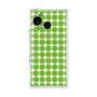プレミアムスクエアケース with SnapMag［ Big Dot - Green ］