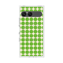 プレミアムスクエアケース with SnapMag［ Big Dot - Green ］