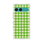 プレミアムスクエアケース with SnapMag［ Big Dot - Green ］