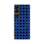 プレミアムスクエアケース with SnapMag［ Shower Dot - Blue ］