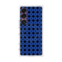 プレミアムスクエアケース with SnapMag［ Shower Dot - Blue ］
