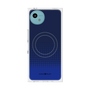 プレミアムスクエアケース with SnapMag［ Dot Gradation - Blue ］