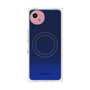 プレミアムスクエアケース with SnapMag［ Dot Gradation - Blue ］