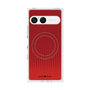 プレミアムスクエアケース with SnapMag［ Dot Gradation - Red ］