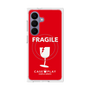 プレミアムスクエアケース with SnapMag［ FRAGILE - Red ］
