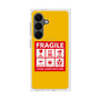 プレミアムスクエアケース with SnapMag［ FRAGILE Sticker - Yellow ］