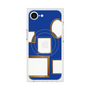 プレミアムスクエアケース with SnapMag［ Photo Frames - Blue ］