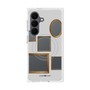 プレミアムスクエアケース with SnapMag［ Photo Frames - Light Gray ］