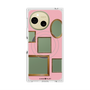 プレミアムスクエアケース with SnapMag［ Photo Frames - Pink ］