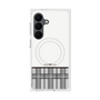 プレミアムスクエアケース with SnapMag［ CASEPLAY Tartan Check - Gray ］