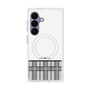 プレミアムスクエアケース with SnapMag［ CASEPLAY Tartan Check - Gray ］