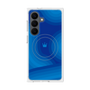プレミアムスクエアケース with SnapMag［ CASEPLAY Winding Pattern - Blue ］