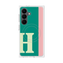 プレミアムスクエアケース with SnapMag［ オリジナル - initial color line - H green ］