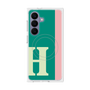 プレミアムスクエアケース with SnapMag［ オリジナル - initial color line - H green ］