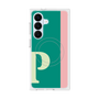 プレミアムスクエアケース with SnapMag［ オリジナル - initial color line - P green ］