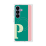 プレミアムスクエアケース with SnapMag［ オリジナル - initial color line - P green ］