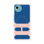 プレミアムスクエアケース with SnapMag［ オリジナル - initial color - H navy ］