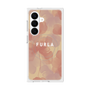 プレミアムスクエアケース with SnapMag［ FURLA - FLOWER VELATO-01 ］