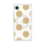 プレミアムスクエアケース with SnapMag［ シンプルドット - Beige ］