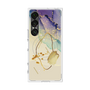 プレミアムスクエアケース with SnapMag［ Marble Nuance Painting Purple ］