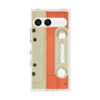 プレミアムスクエアケース with SnapMag［ RETORO CASSETTE TAPE - Opacity White ］