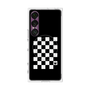 プレミアムスクエアケース with SnapMag［ Racing checkered flag - レーシングチェッカーフラッグ ］