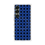 プレミアムスクエアケース with SnapMag［ Shower Dot - Blue ］