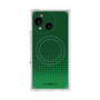 プレミアムスクエアケース with SnapMag［ Dot Gradation - Green ］