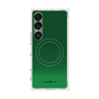 プレミアムスクエアケース with SnapMag［ Dot Gradation - Green ］