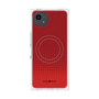 プレミアムスクエアケース with SnapMag［ Dot Gradation - Red ］