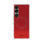 プレミアムスクエアケース with SnapMag［ Dot Gradation - Red ］