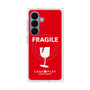 プレミアムスクエアケース with SnapMag［ FRAGILE - Red ］