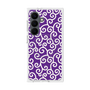 プレミアムスクエアケース with SnapMag［ 唐草模様 - Purple ］