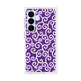 プレミアムスクエアケース with SnapMag［ 唐草模様 - Purple ］