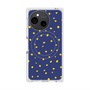 プレミアムスクエアケース with SnapMag［ Drawing Dot - Navy ］