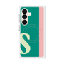 プレミアムスクエアケース with SnapMag［ オリジナル - initial color line - S green ］