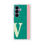 プレミアムスクエアケース with SnapMag［ オリジナル - initial color line - V green ］