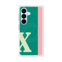 プレミアムスクエアケース with SnapMag［ オリジナル - initial color line - X green ］