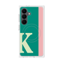 プレミアムスクエアケース with SnapMag［ オリジナル - initial color line - K green ］