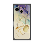 プレミアムスクエアケース with SnapMag［ Marble Nuance Painting Purple ］